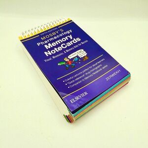 Mosby's Pharmacology Memory NoteCards 5th Edition JoAnn Zerwekh Elsevier Nursing